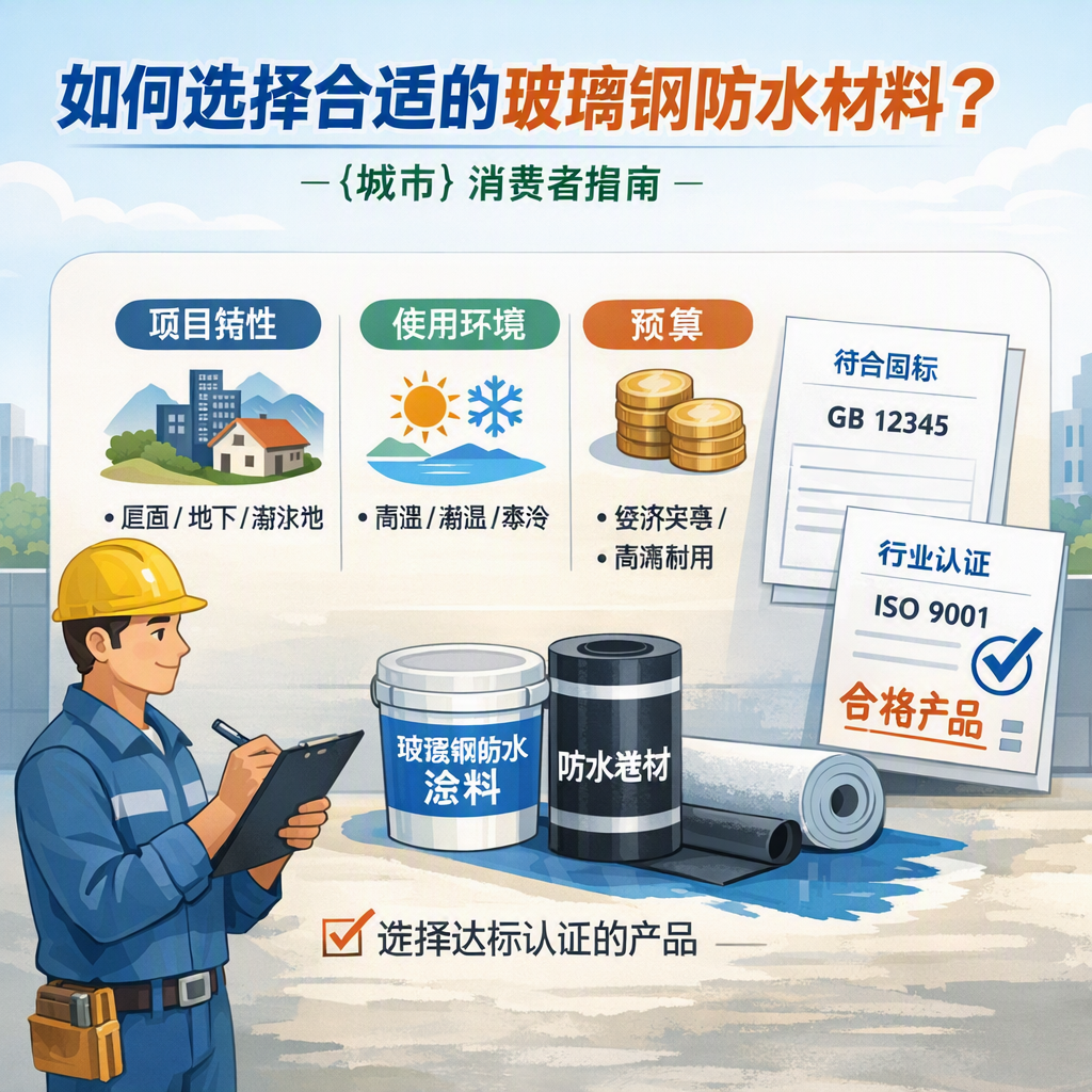 如何判定玻璃钢防水材料的合格标准？ 汕尾 消费者指南