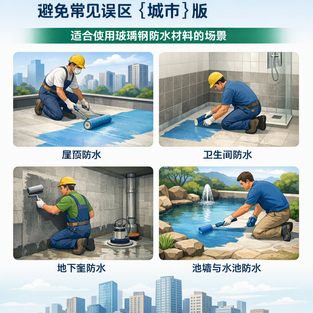 玻璃钢防水材料施工注意事项，避免常见误区 汕尾 版