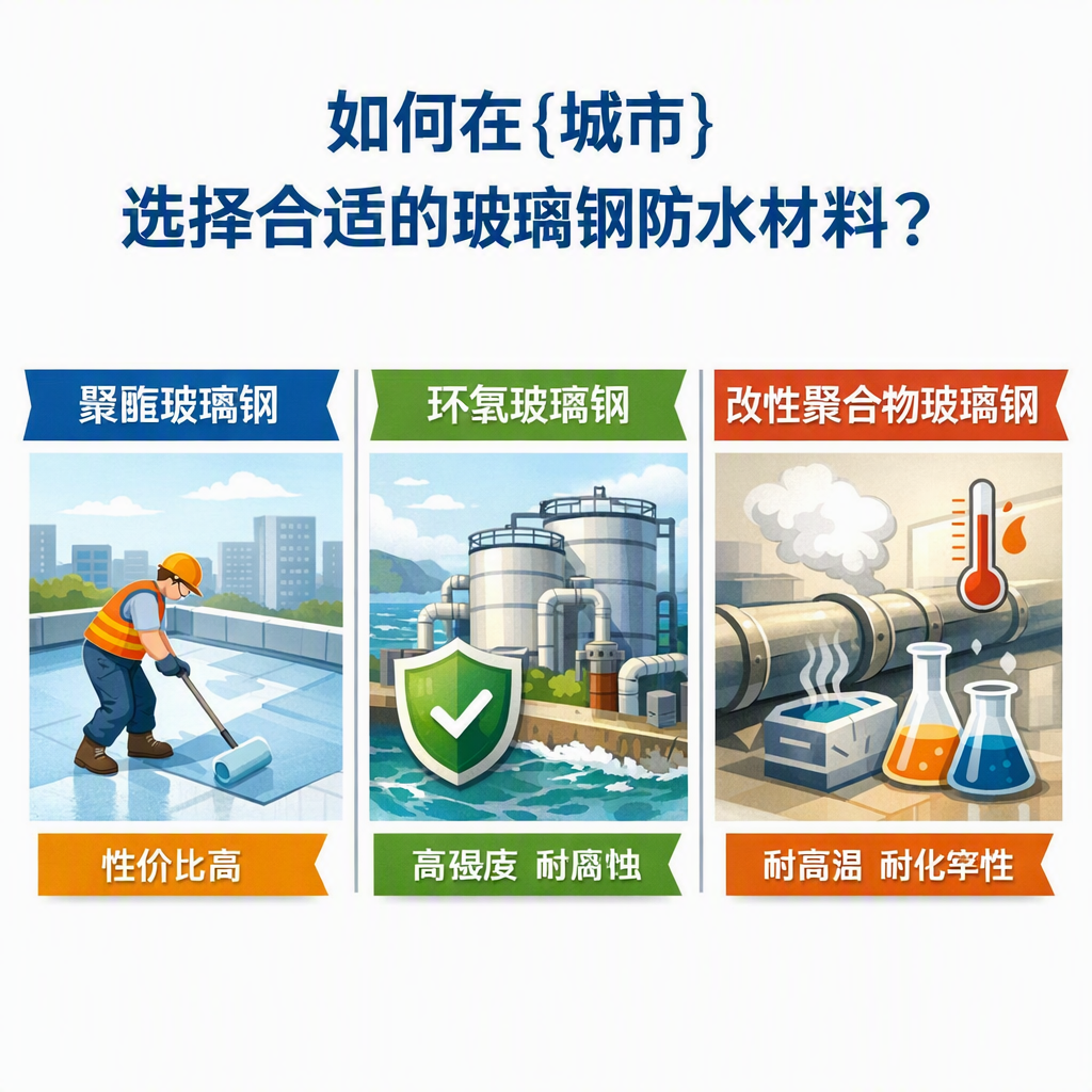 如何在汕尾选择合适的玻璃钢防水材料？