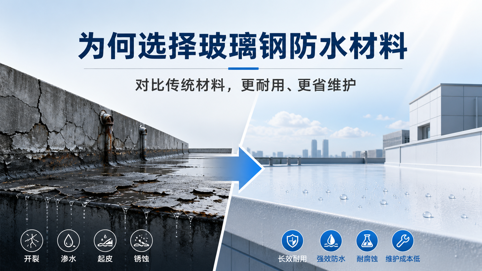 在汕尾，为何选择玻璃钢防水材料而非传统材料