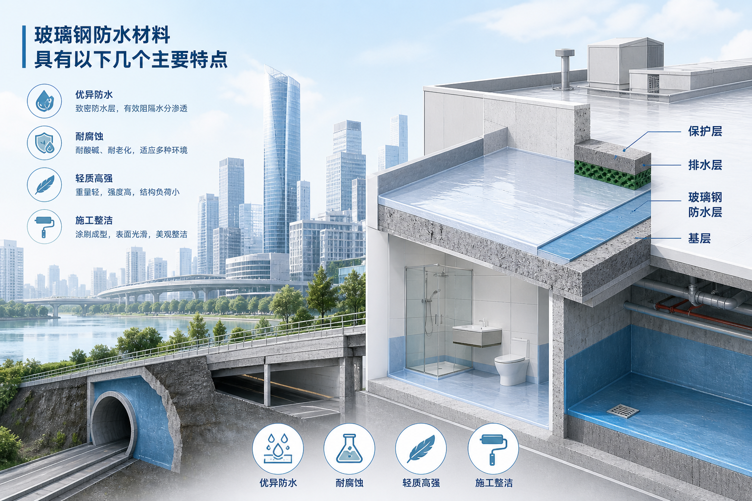 2023年玻璃钢防水材料市场趋势分析，关注 汕尾 发展