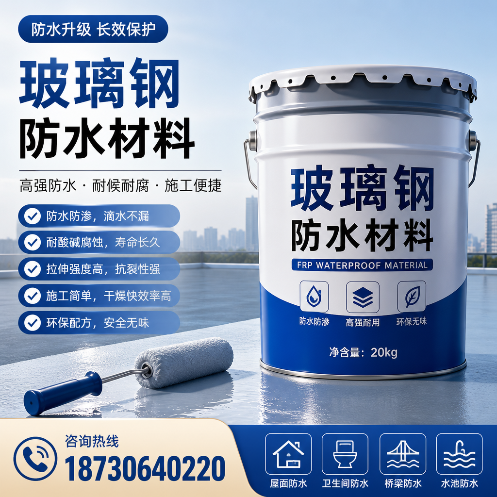 专家解析:玻璃钢防水材料的市场前景分析在 汕尾