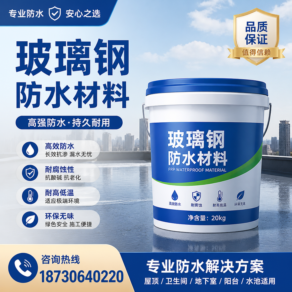 了解玻璃钢防水材料的市场趋势,汕尾 企业不可不知
